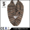 Acryl gestrickt chinesischen Stil Winter bunten Loop Schal